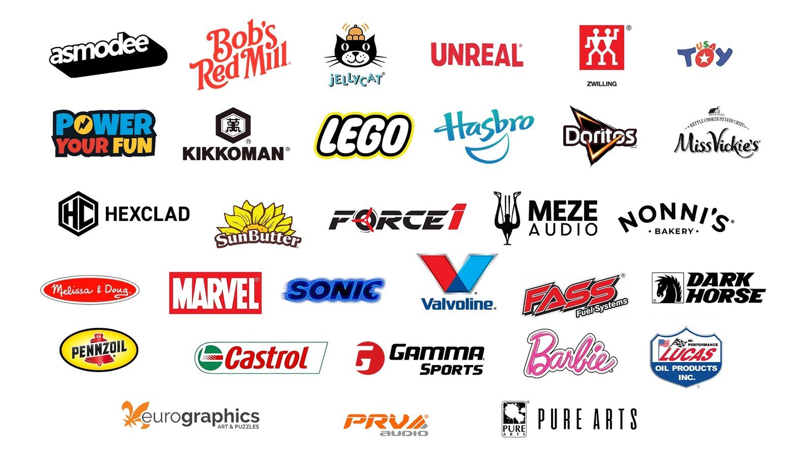 Catalog brand logo composition